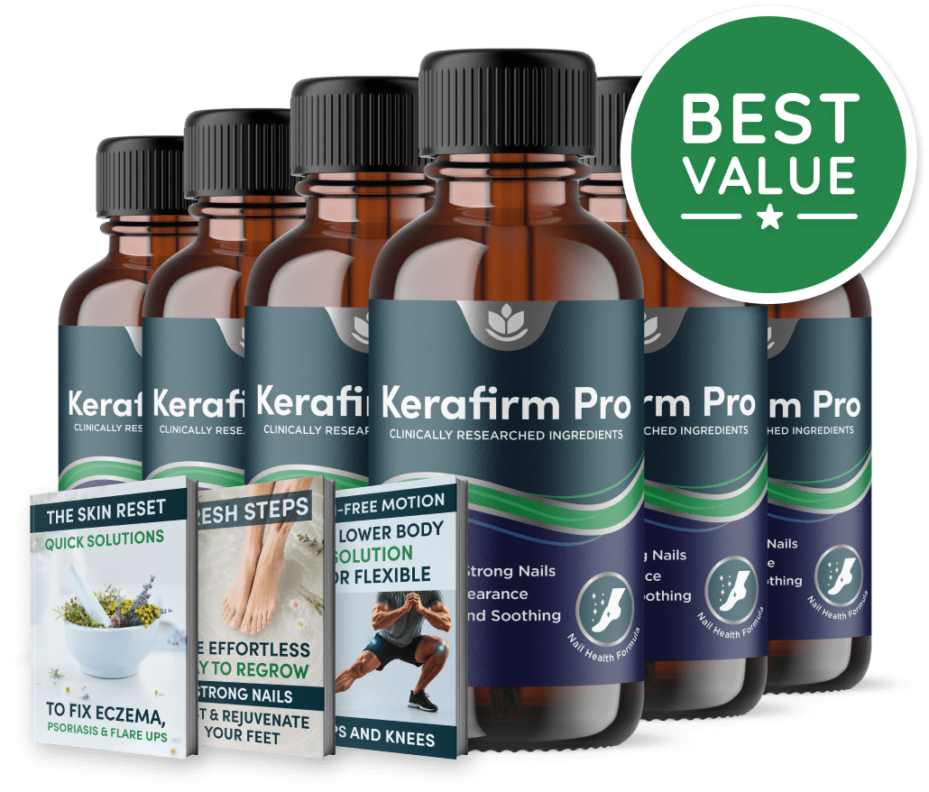 KeraFirm Pro 3+3 bottle best value package with bonuses